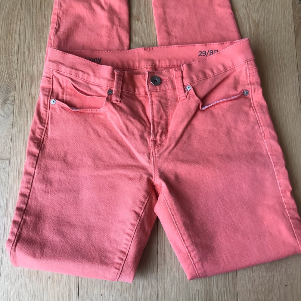 Coral Skinny Jeans